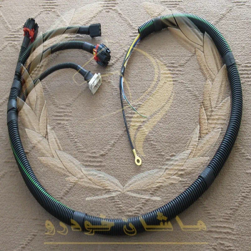 دسته سیم سینی فن رادیاتور پژو 206 (کامل) (تولید ماشان خودرو)